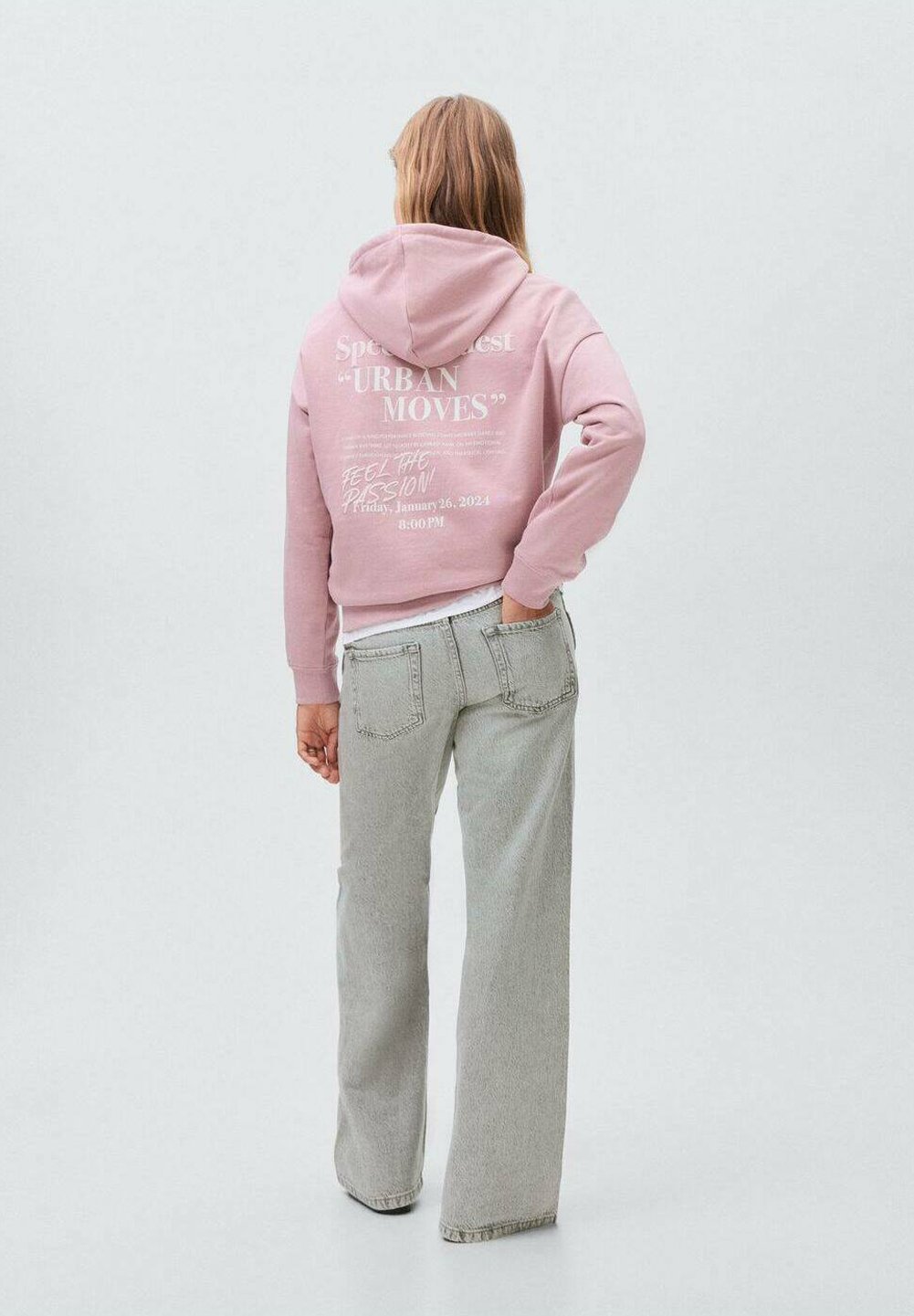 Mango Kids TEEN - Sweat à capuche - rose