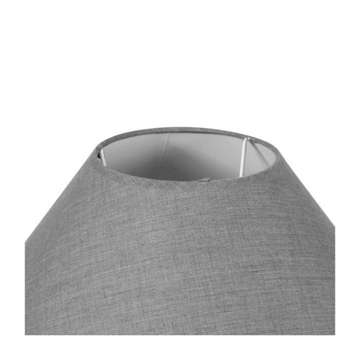 Lampenkap - Rond - Lichtgrijs - Voor lamp - 35 cm voet - E27 fitting met verloopstuk