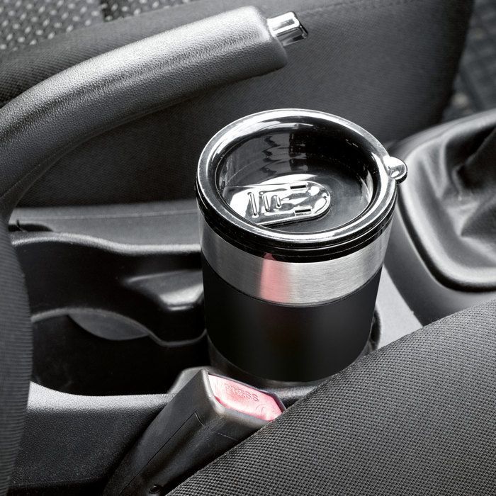 Macchina da caffè termica Clatronic KA 3733 per 1 tazza, con filtro, colore nero, acciaio inossidabile, 750 Watt