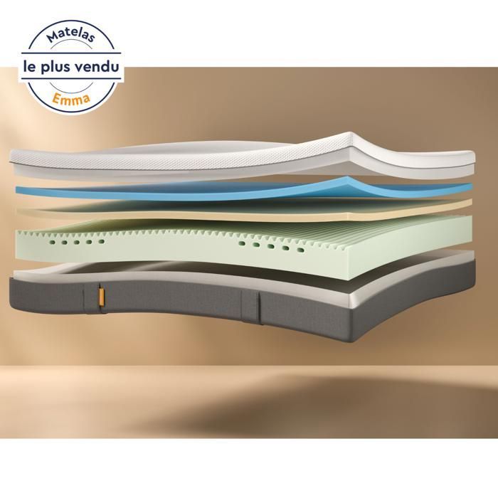 EMMA | Emma Original Classic Mattress Pack 140x200 + 2 Emma Original Comfort Pillows + Spring & Autumn Duvet