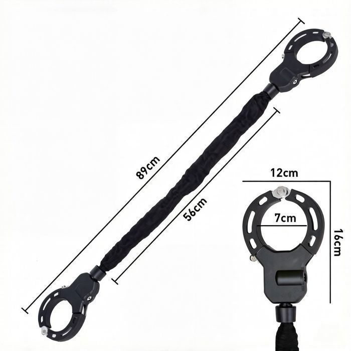 Candado para patinete eléctrico con llaves para patinete eléctrico, bicicleta eléctrica, motocicleta, incluye 3 llaves.