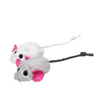 Souris en peluche Trixie Toy, lot de 6