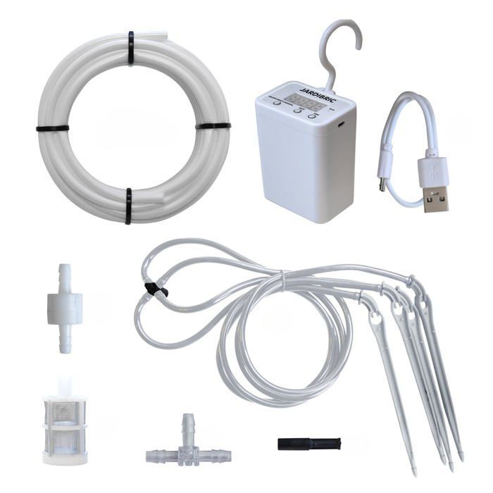Kit de riego por goteo con autorriego - Jardibric - SUMMER KIT SK16 - Riega 16 plantas