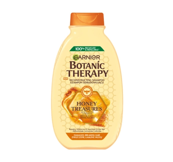 Garnier Botanic Therapy Honey Treasures szampon odbudowujący do włosów zniszczonych 400 ml