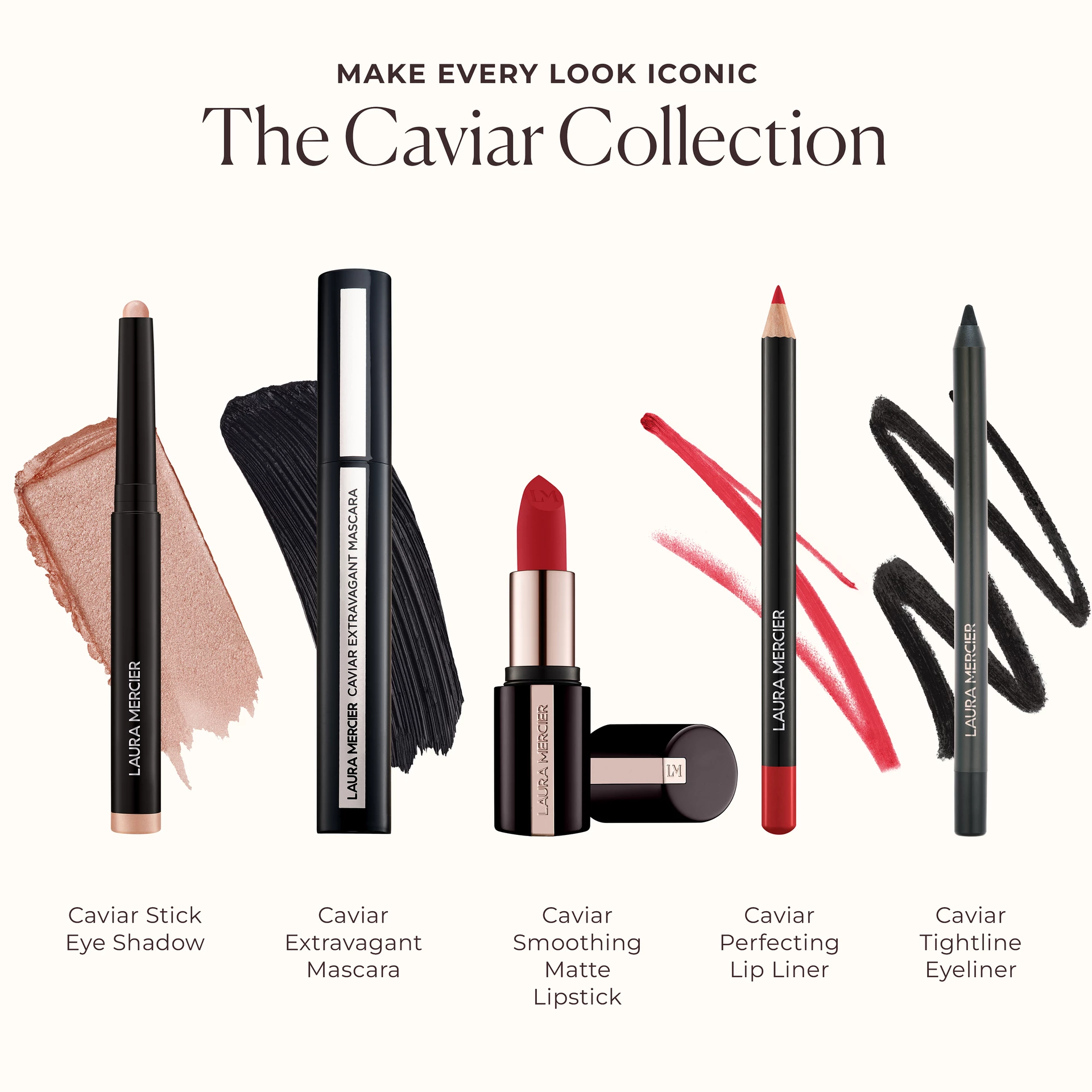 Fard de pleoape Caviar Stick, strălucitor, fără bretele - Laura Mercier