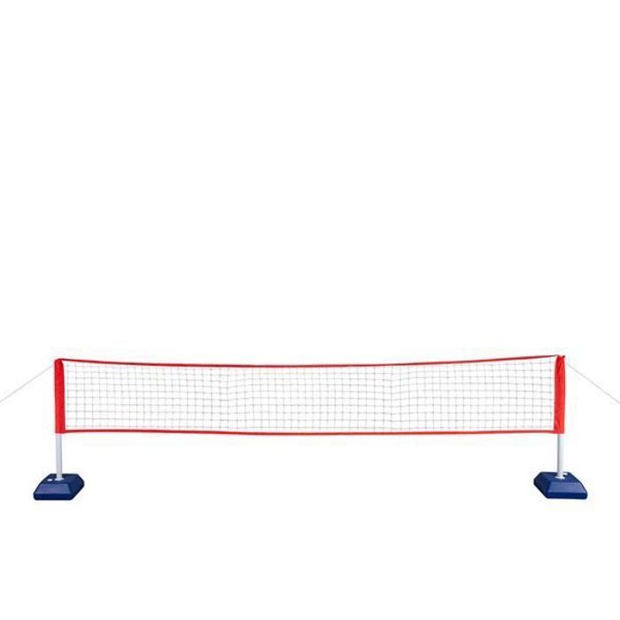 Filet multifonction 3 en 1 - NILS - Hauteur réglable - 206 cm pour volley-ball - 156 cm pour badminton - Kit complet