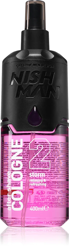 Loção pós-barba Nish Man Storm para homens