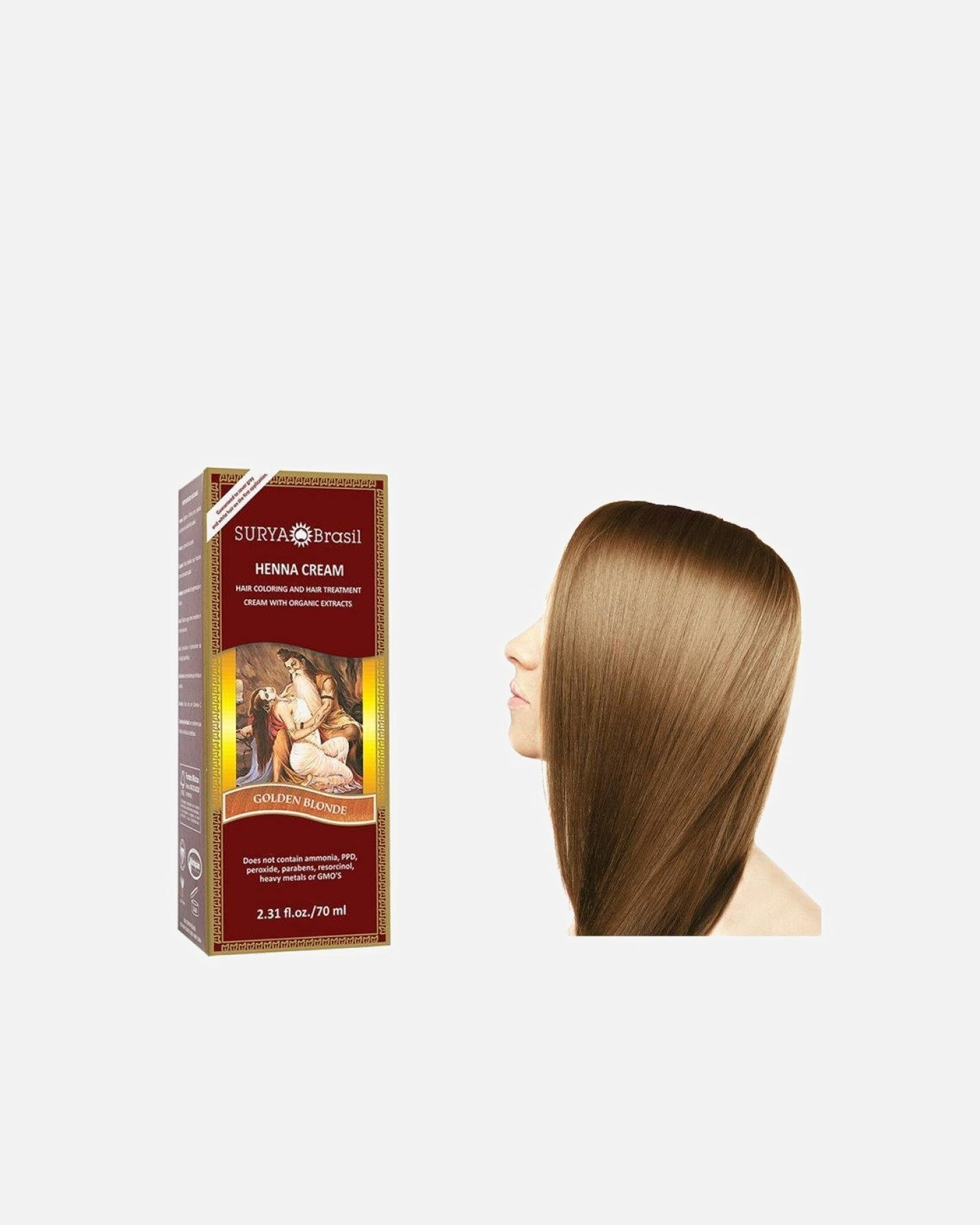 Surya Brasil Haarfärbe-Henna-Creme – 70 ml
