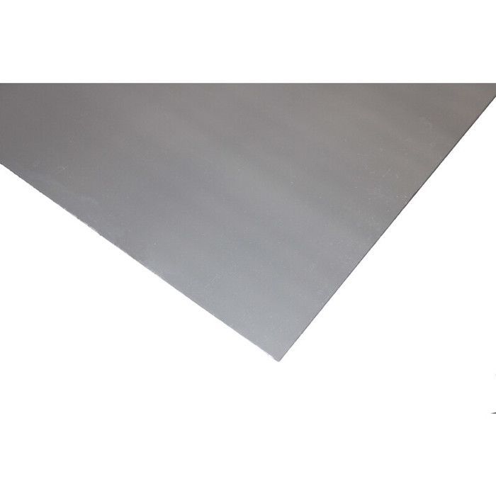 Crédence réversible en aluminium brossé - aluminium brut  - L: 100 cm - l: 50 cm - E: 3 mm - Aluminum brossé