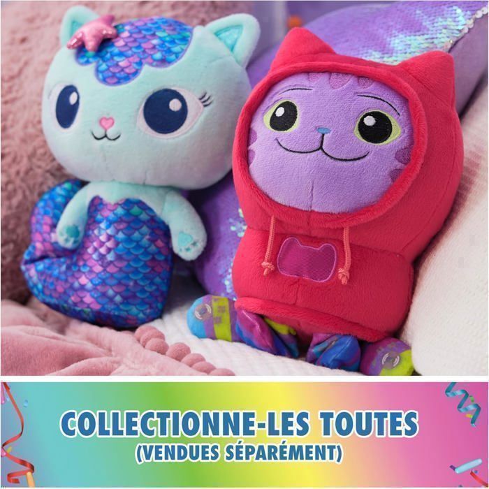 Casa de muñecas - Peluche marino de 25 cm - Peluche de gato - Gato - Juguete de dibujos animados y la casa mágica