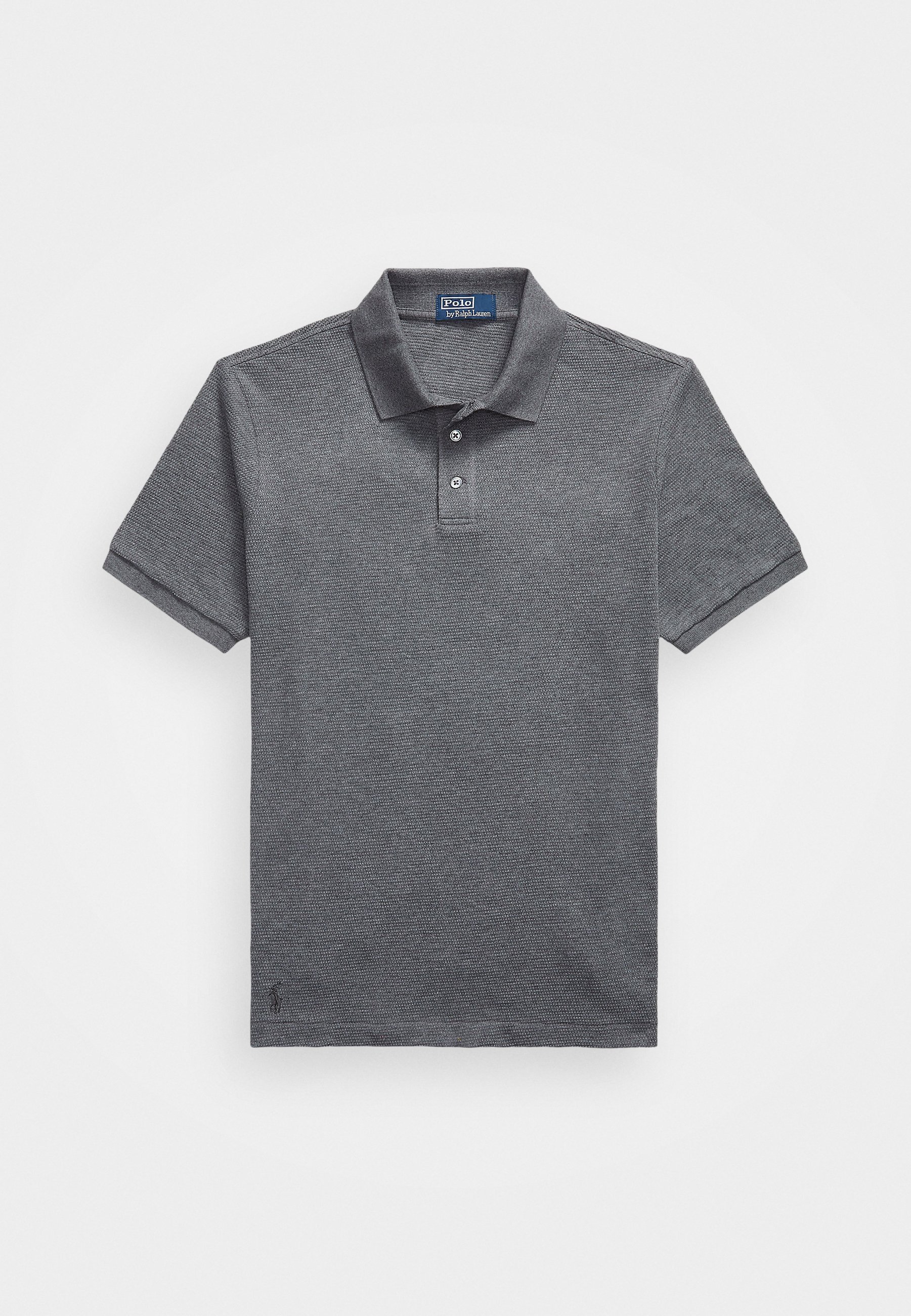 Polo Ralph Lauren STANDARD FIT TEXTURED POLOSHIRT - Poloshirt - Fortress Grey Heather