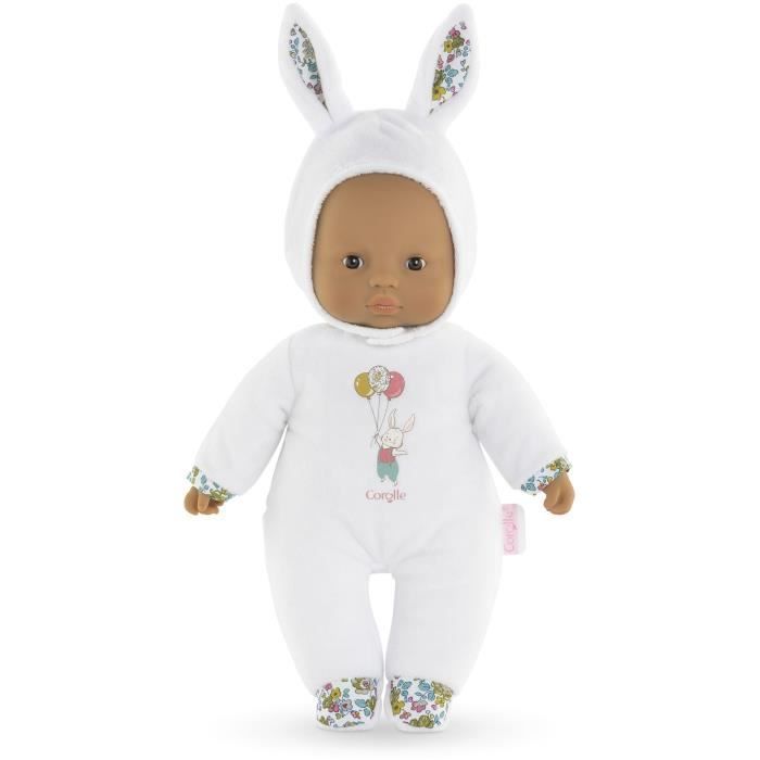 Poupon  - COROLLE - Pti'Cœur Lapin Blanc - 30 cm - Dès 9 mois