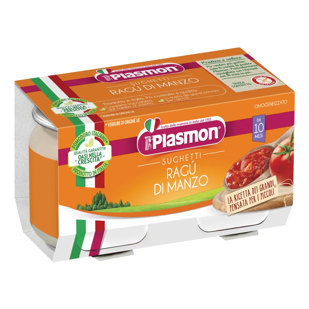 PLASMON Plasmon I SughettI Rundragù 2x80 g Babyvoeding