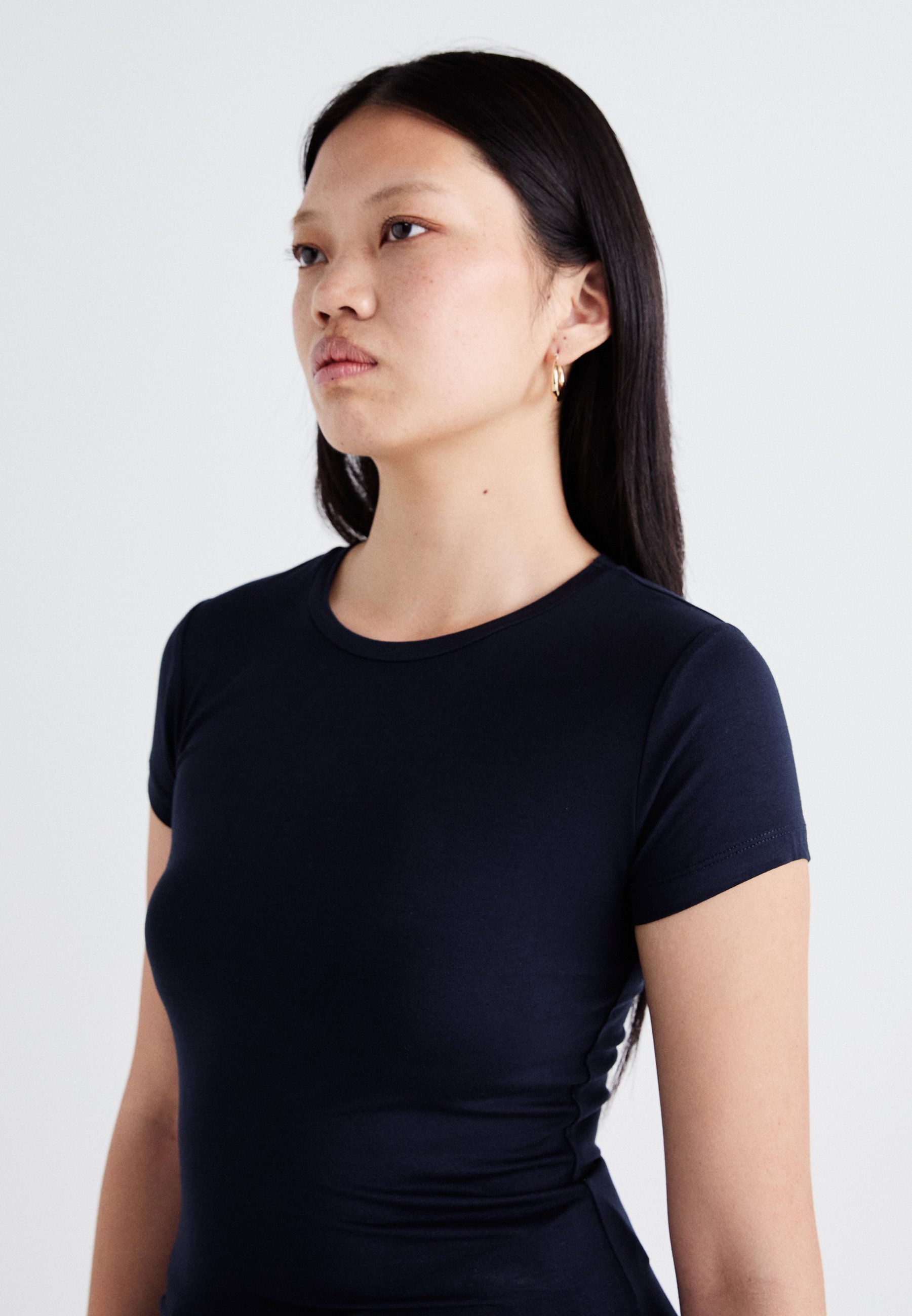 Gina Tricot SOFT TOUCH - Basic T-shirt - Sky Captain