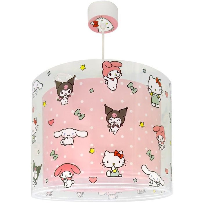 Dalber Lustre et lampe suspension pour enfants Hello Kitty & Friends, Kuromi, My Melody et Cinnamoroll enfants