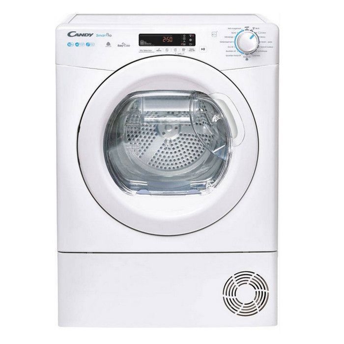 Sèche-Linge Frontal à Condensation CANDY CSOEH10A2DE47 - Blanc - 10 kg - Départ différé - Wi-Fi