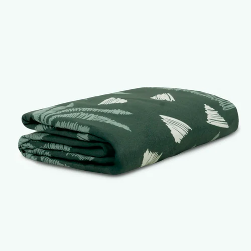 Cabaia Matira - Serviette microfibre rectangulaire vert
