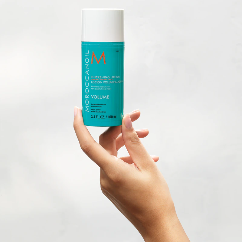 Loção modeladora Moroccanoil Volume Thickening para cabelos normais a finos