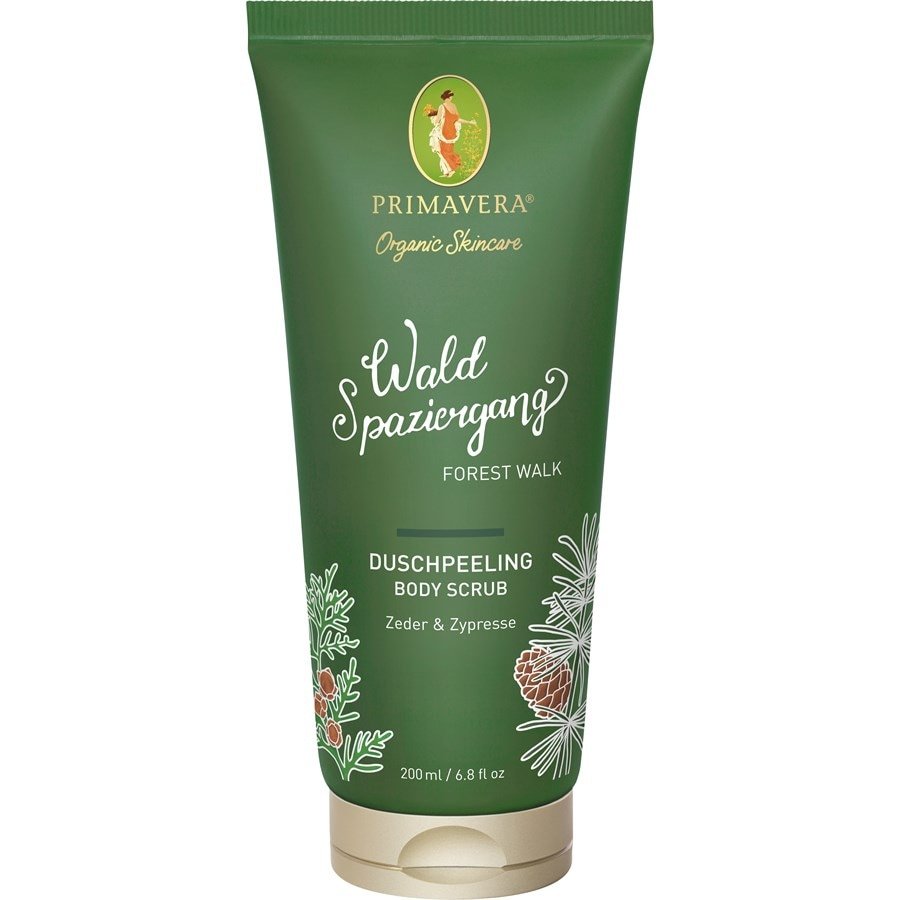 Primavera Piling za tijelo Piling za tuširanje Forest Walk - 200 ml