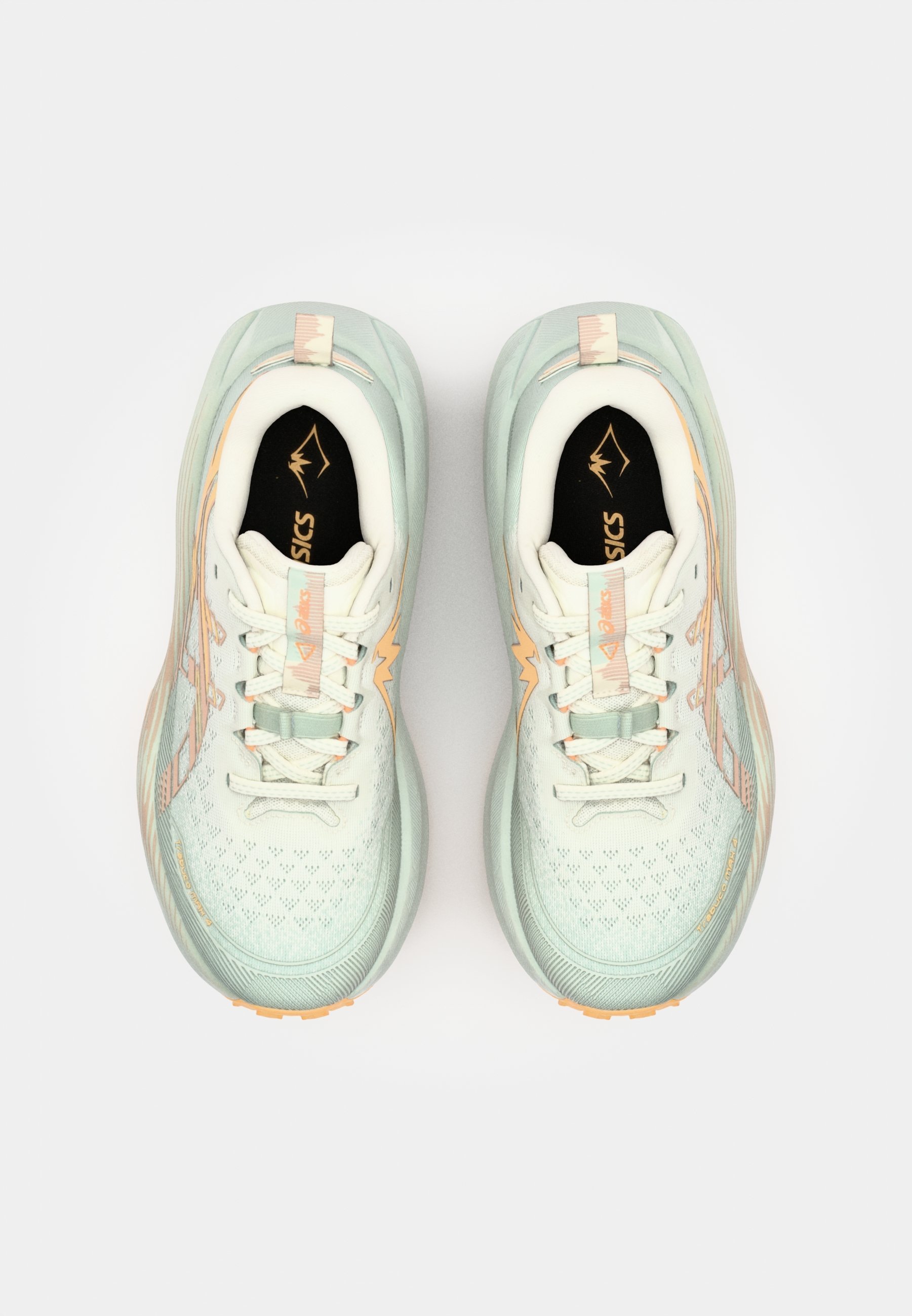 ASICS TRABUCO MAX 4 - Matkajooksujalatsid - kreemikas/tolmus stepphall