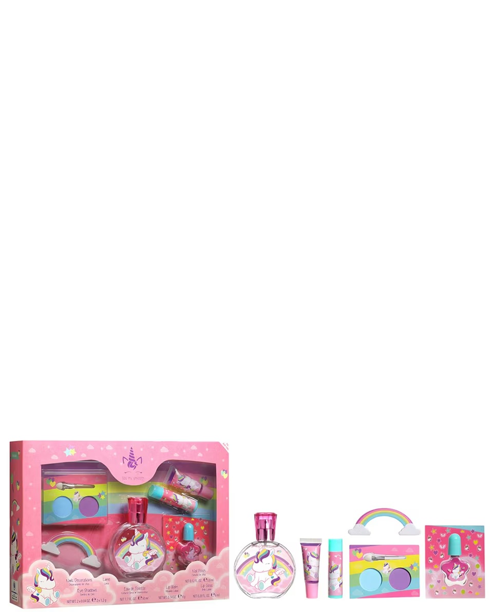 DISNEY EAU MY UNICORN SET APĂ DE TOALETE MANICURA ȘI KIT DE MACHIAJ