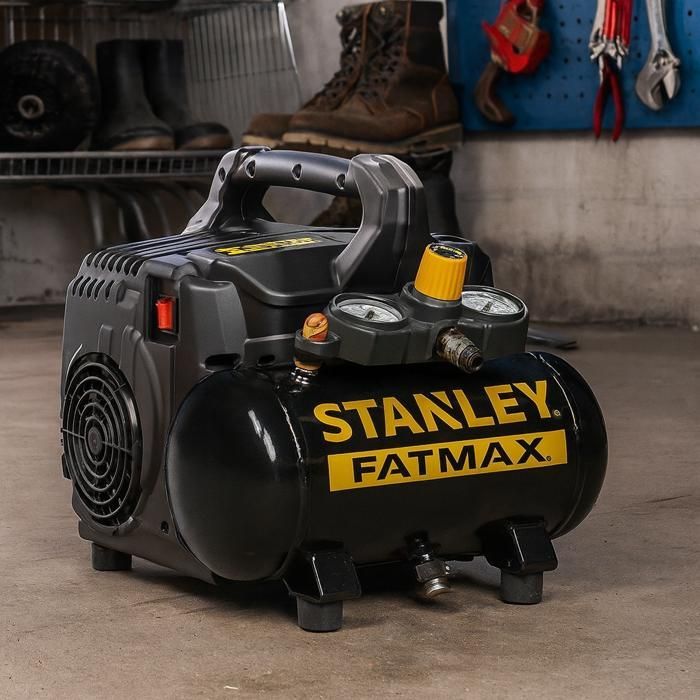 Compresor de aire silencioso FATMAX 101-8-6SI DST 101-8-6 de estabilidad estable.