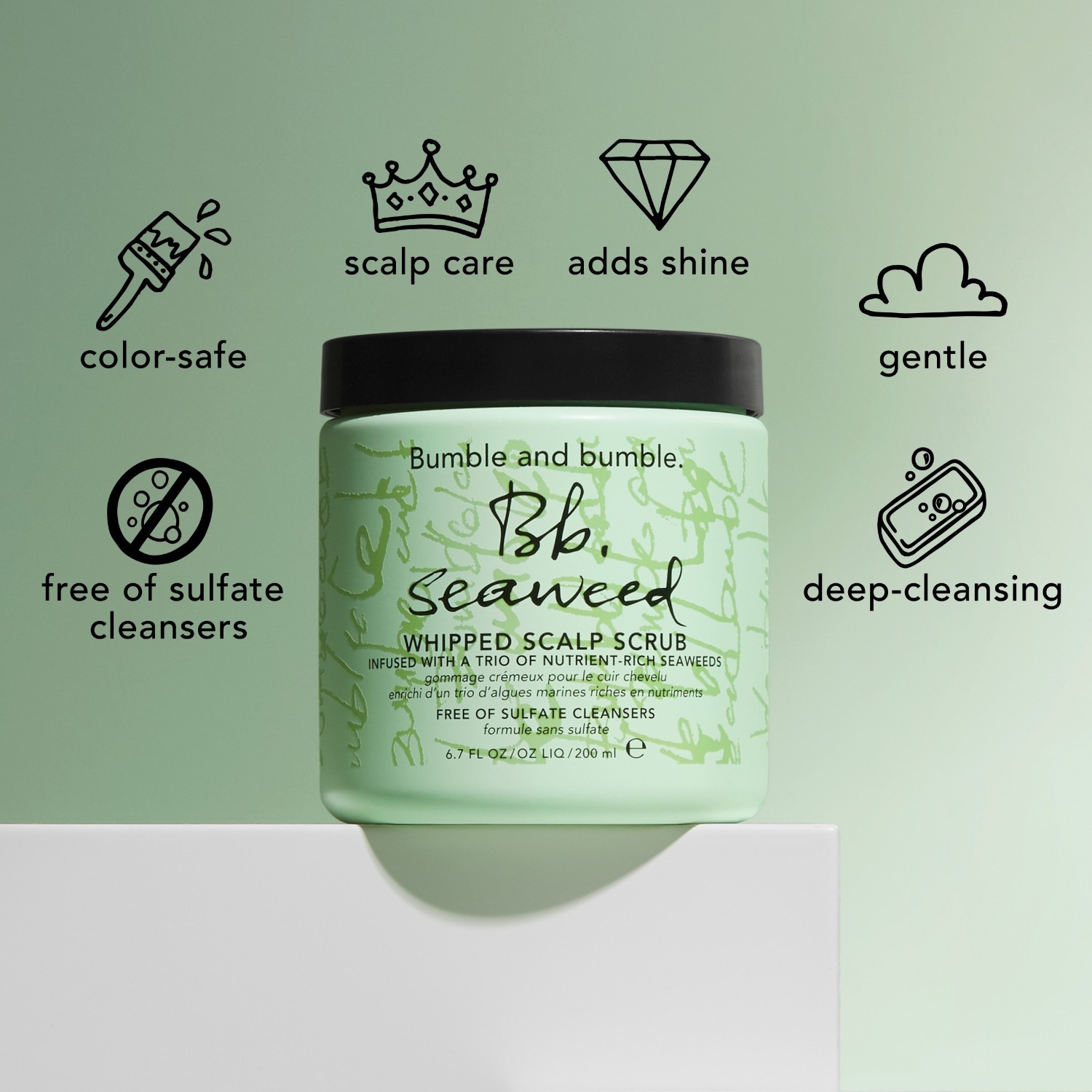 Bumble and bumble. Galvas ādas skrubis ar aļģu ekstraktu – 200 ml
