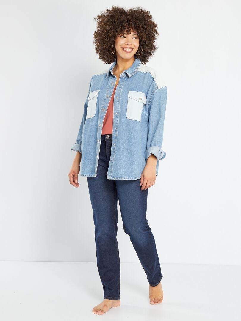 Calça jeans regular L28 - AZUL