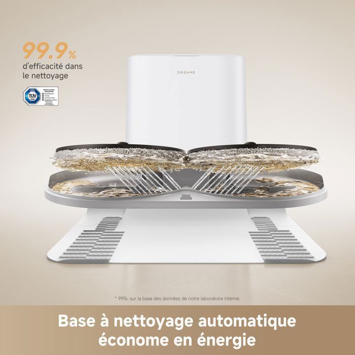 Dreame L50s Pro Ultra - Robotti-imuri ja moppi, 30 kPa:n imuteho, 100 tunnin automaattinen tyhjennys, korkean lämpötilan moppipuhdistus