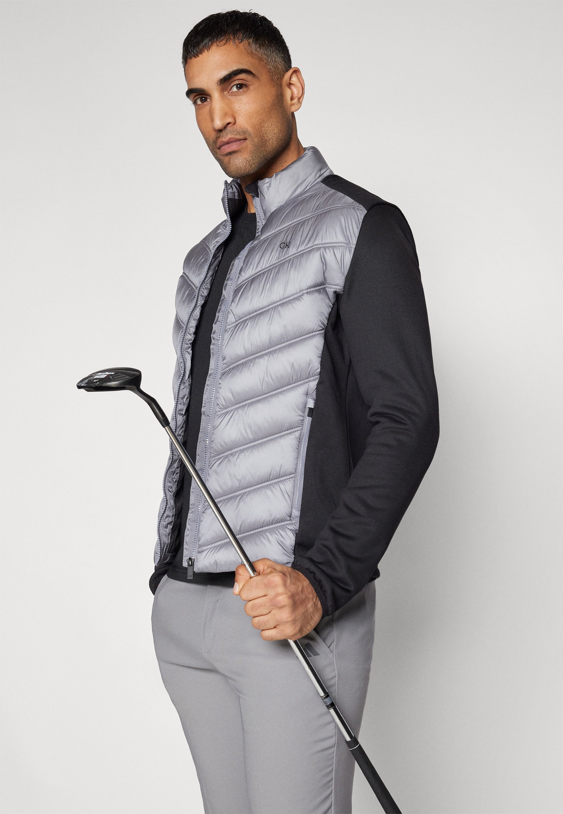 Veste hybride Calvin Klein Golf FRONTERA - Veste outdoor - Noir argent