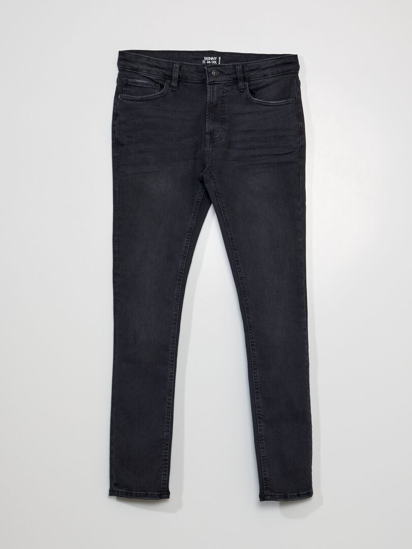Calça Jeans Skinny - Tamanho 30 - Cinza
