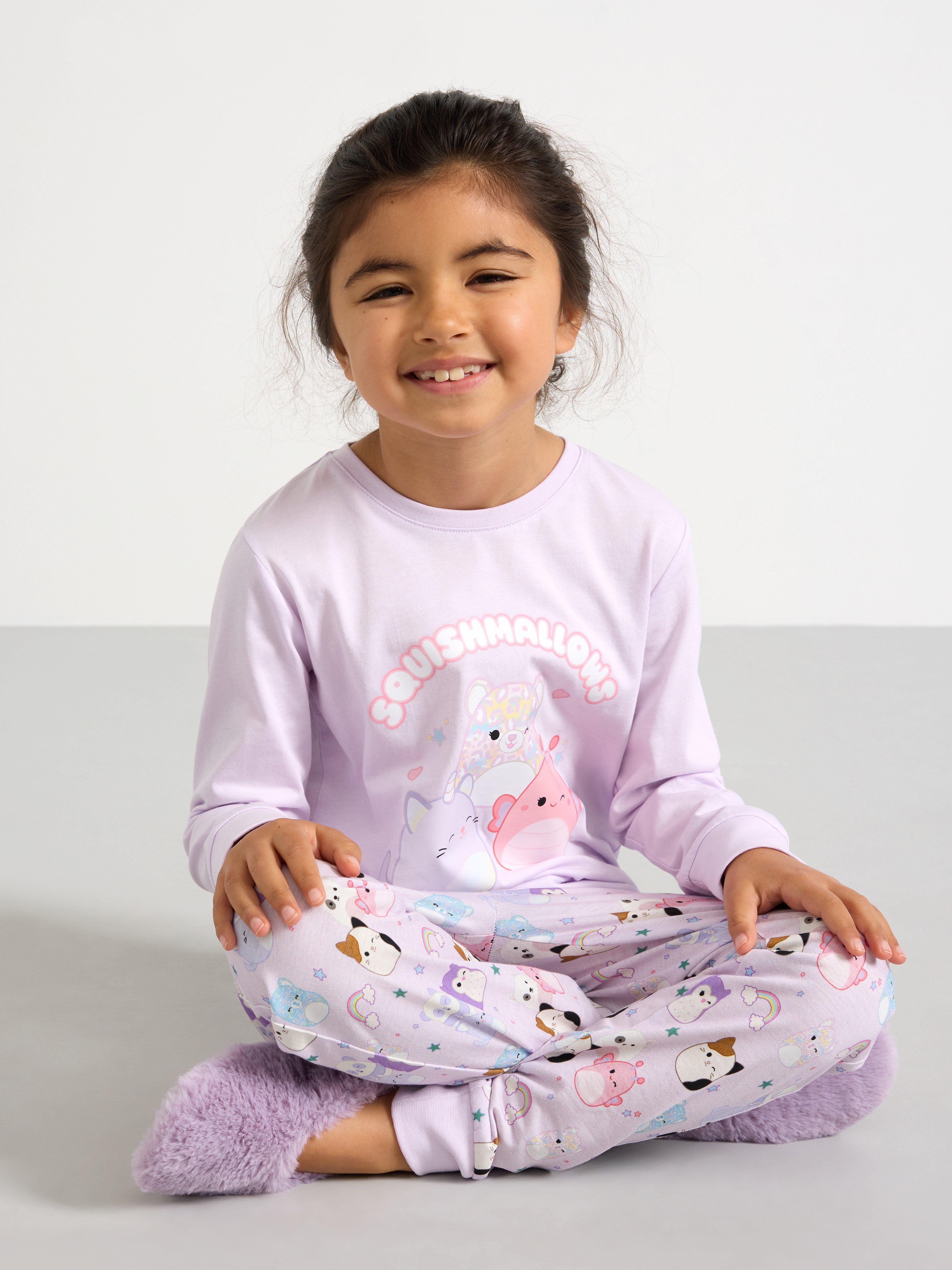 Squishmallows pyjamassett lys lilla