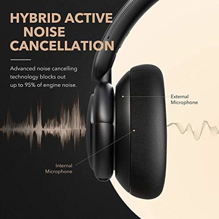 Casque Bluetooth - SOUNDCORE - Q30 - Réduction de Bruit Active Hybride - 40 Heures d'Autonomie - Hi-Res Son