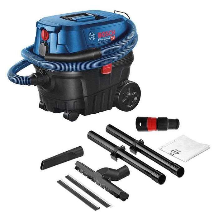 Aspirateur eau et poussière - Bosch - GAS12-25PS - 1250W - 200 mbar - Réservoir 16L eau, 20L poussière