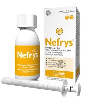 INNOVET Nefrys Urinewegverzorging voor honden en katten 100 ml met doseerspuit