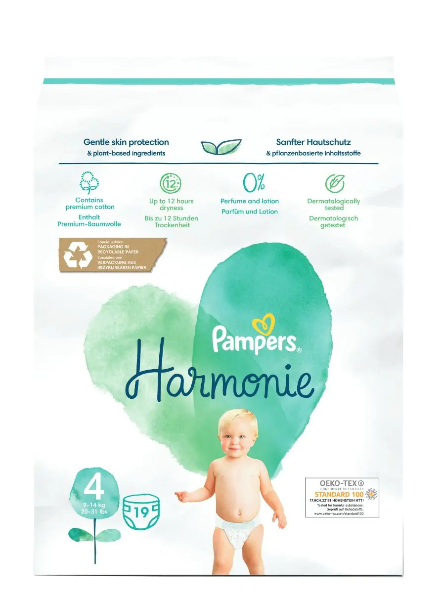 Pampers Harmonie Pieluchy Rozm.4