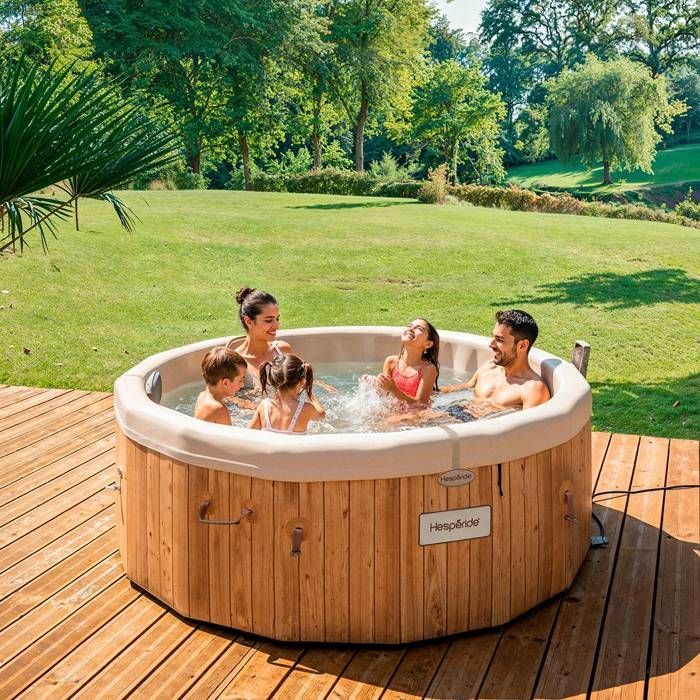 Spa semirrígido NORDIK para 5-7 personas - 180 chorros de aire - Conexión wifi - Hespéride