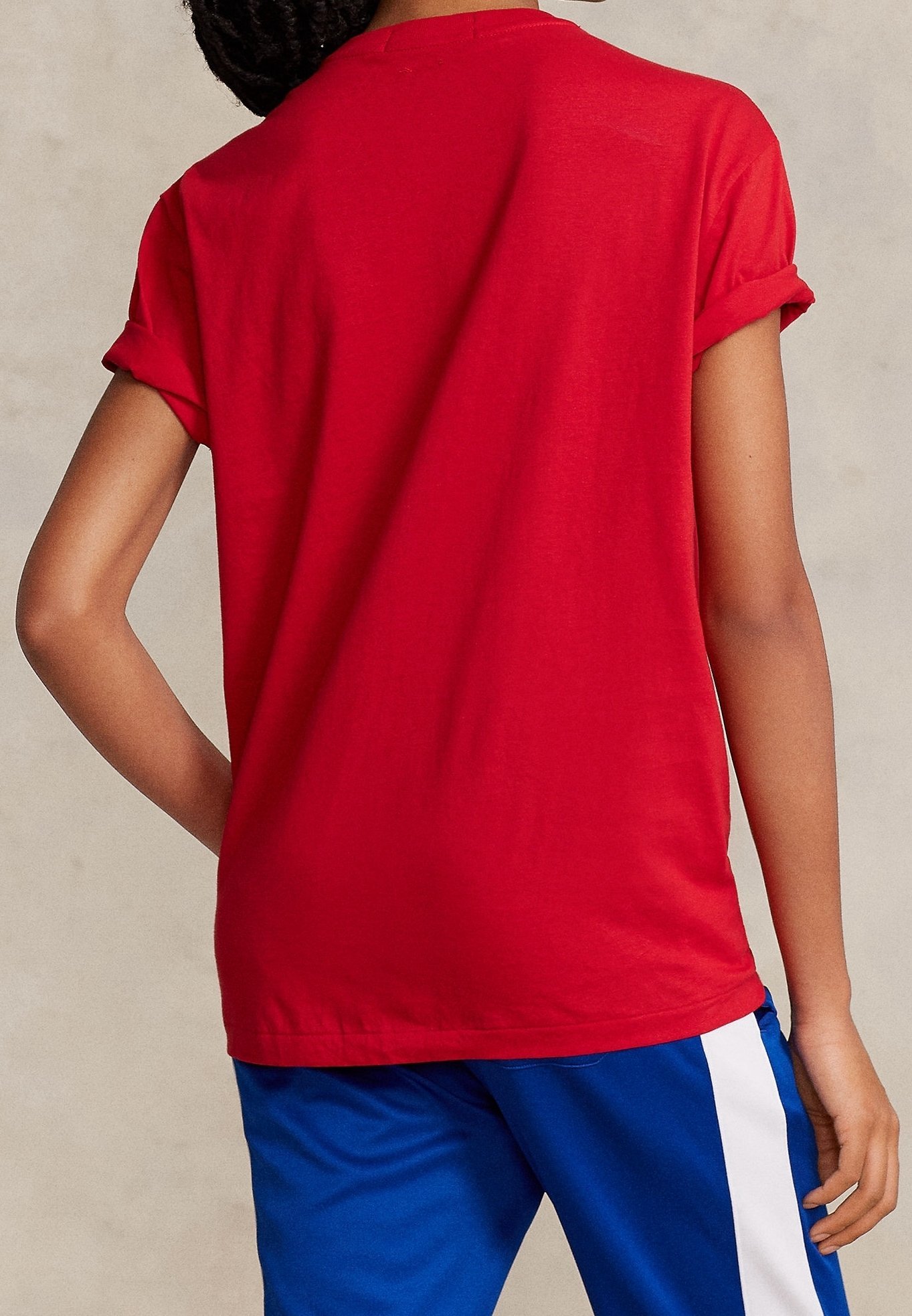 Polo Ralph Lauren T-shirt met print - rood