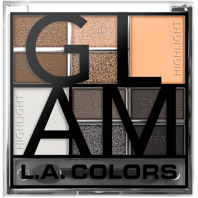 LA COLORS Color Block Glam -luomiväripaletti 1 kpl 1 kpl