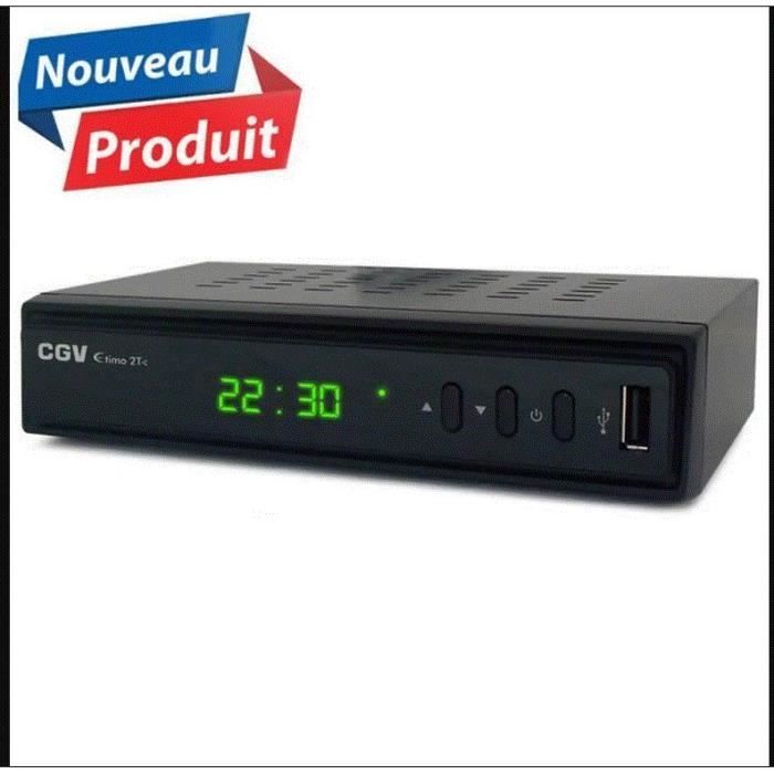 HD-DTT-Decoder – CGV – Etimo 2T-c – Dual-Tuner – Gleichzeitige Aufnahme – MPEG-4-kompatibel