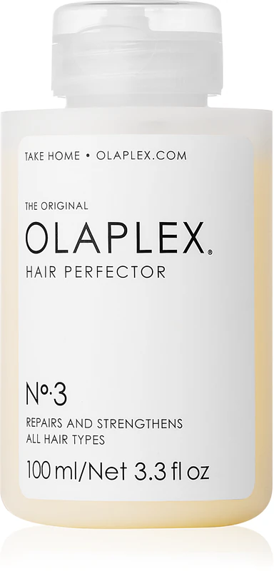 Olaplex N°3 Hair Perfector é um tratamento para cabelos fracos e danificados.