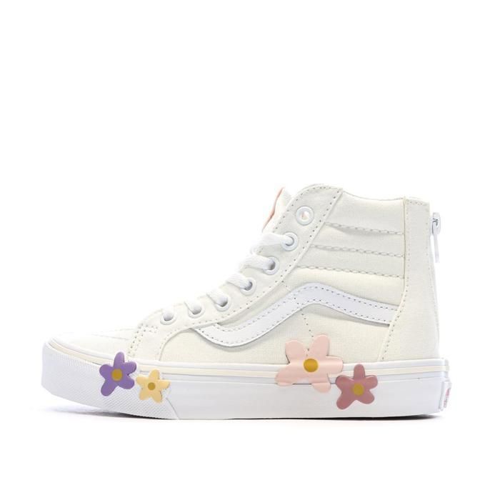 Scarpe da ginnastica Vans Flower Beige da ragazza