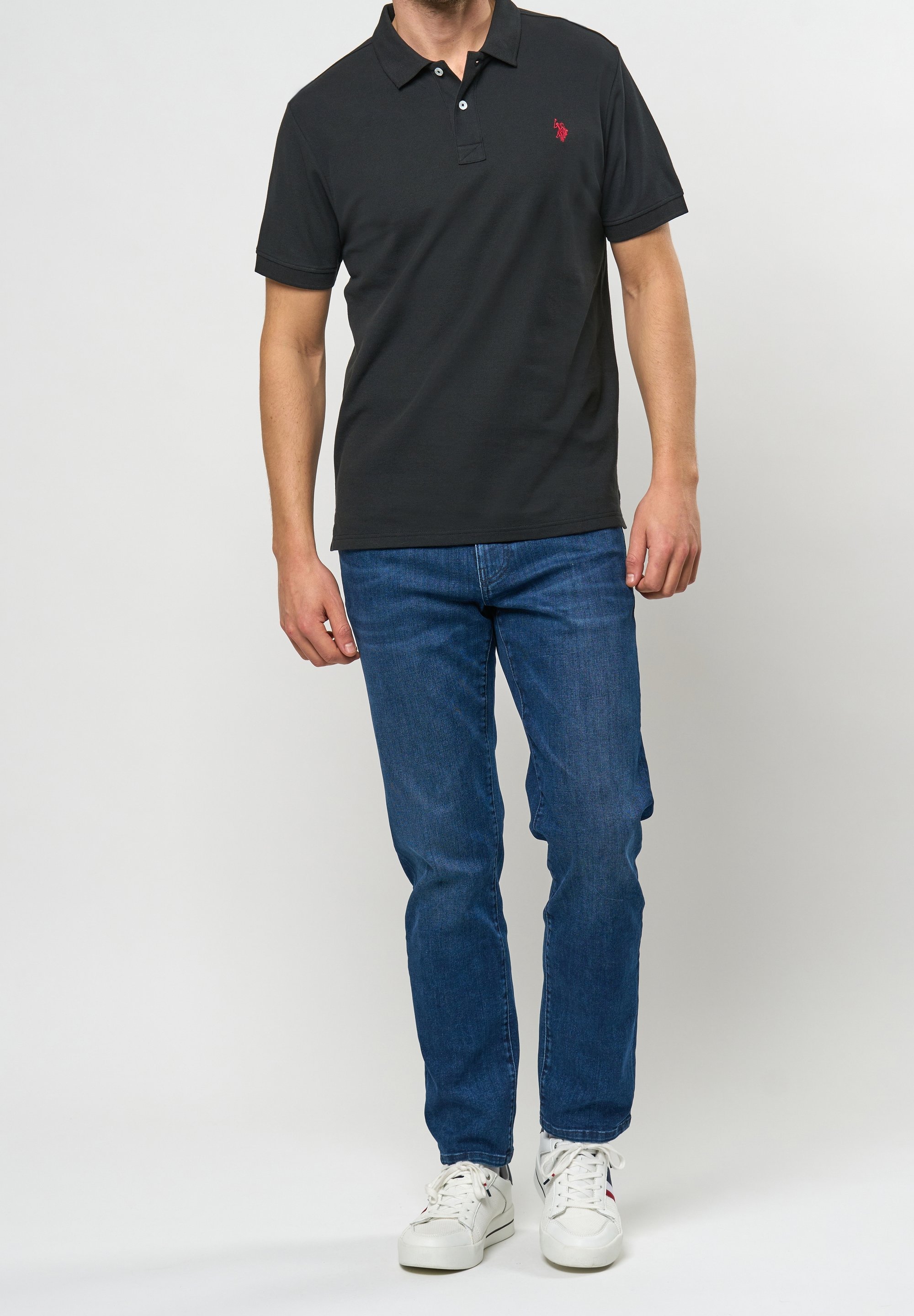 US Polo Assn. poloshirt - zwart