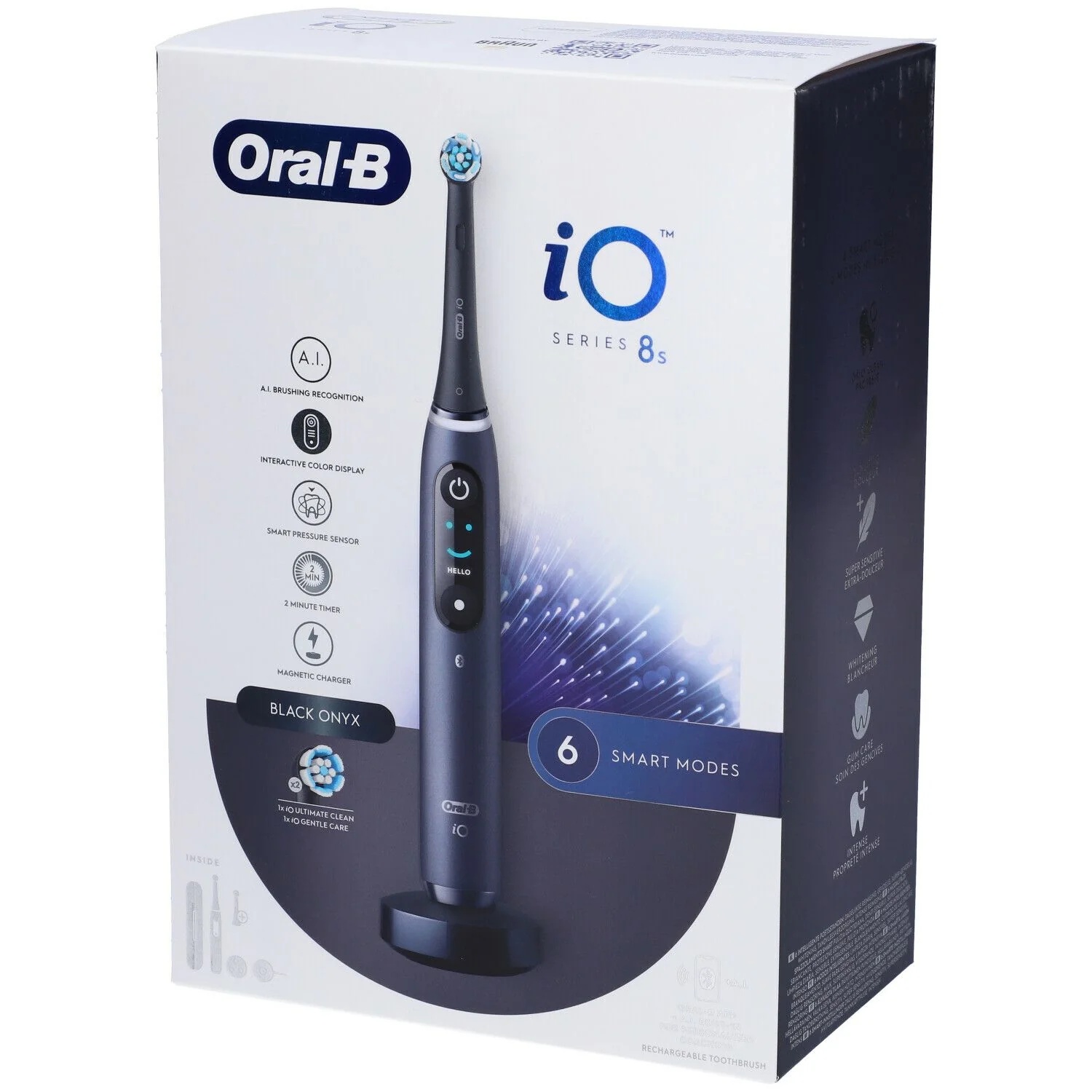 ORAL-B Oralb Io 8 Black Spazz + 2 recambios