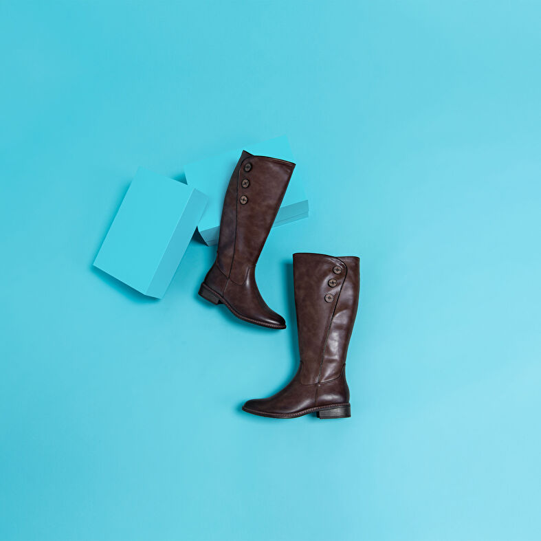 Bottes Femme Marron