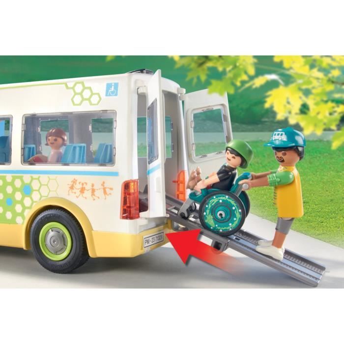 PLAYMOBIL 71329 School Bus, City Life, School, 53 pieces, Ages 4+