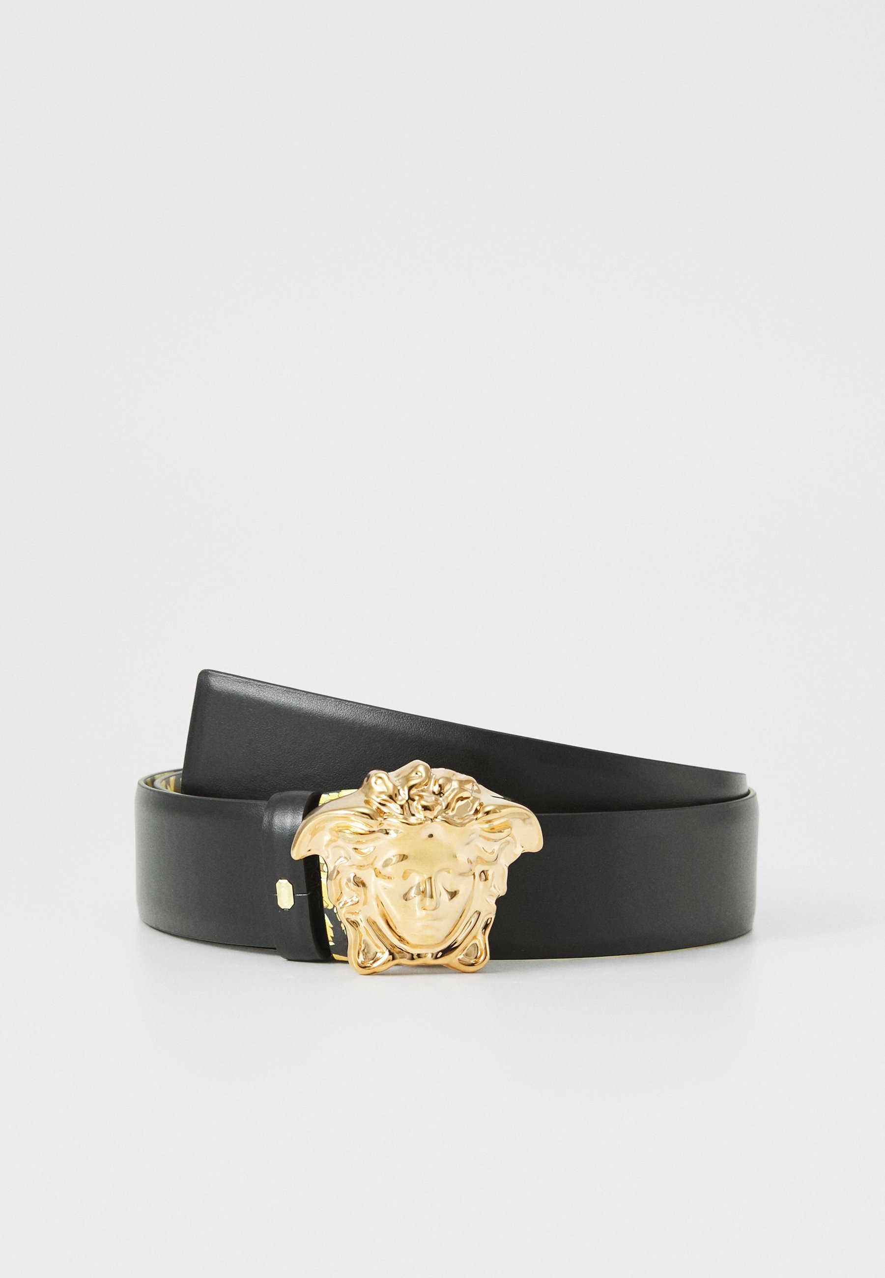 Versace REVERSIBLE BELT - Pásek - black/gold-coloured