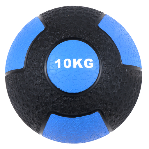 Gladiatorfit 10kg Medizinball aus robustem Gummi