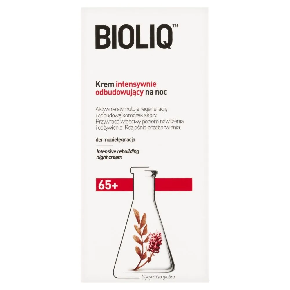 Bioliq 65+ Krem intensywnie odbudowujący na noc