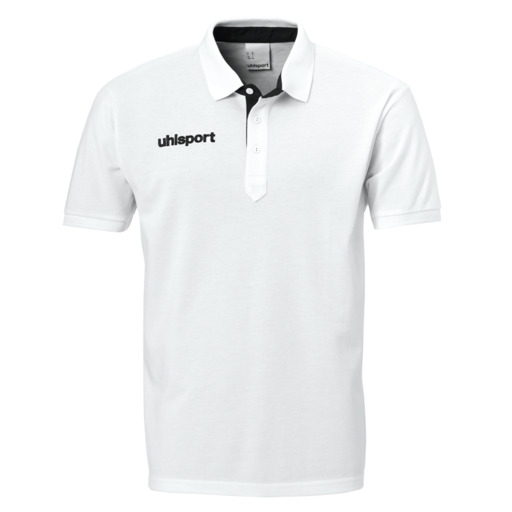  Camisa polo Essential Prime branca/preta Uhlsport